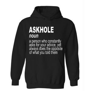 ASKHOLE FUNNY Defenktion Hoodie